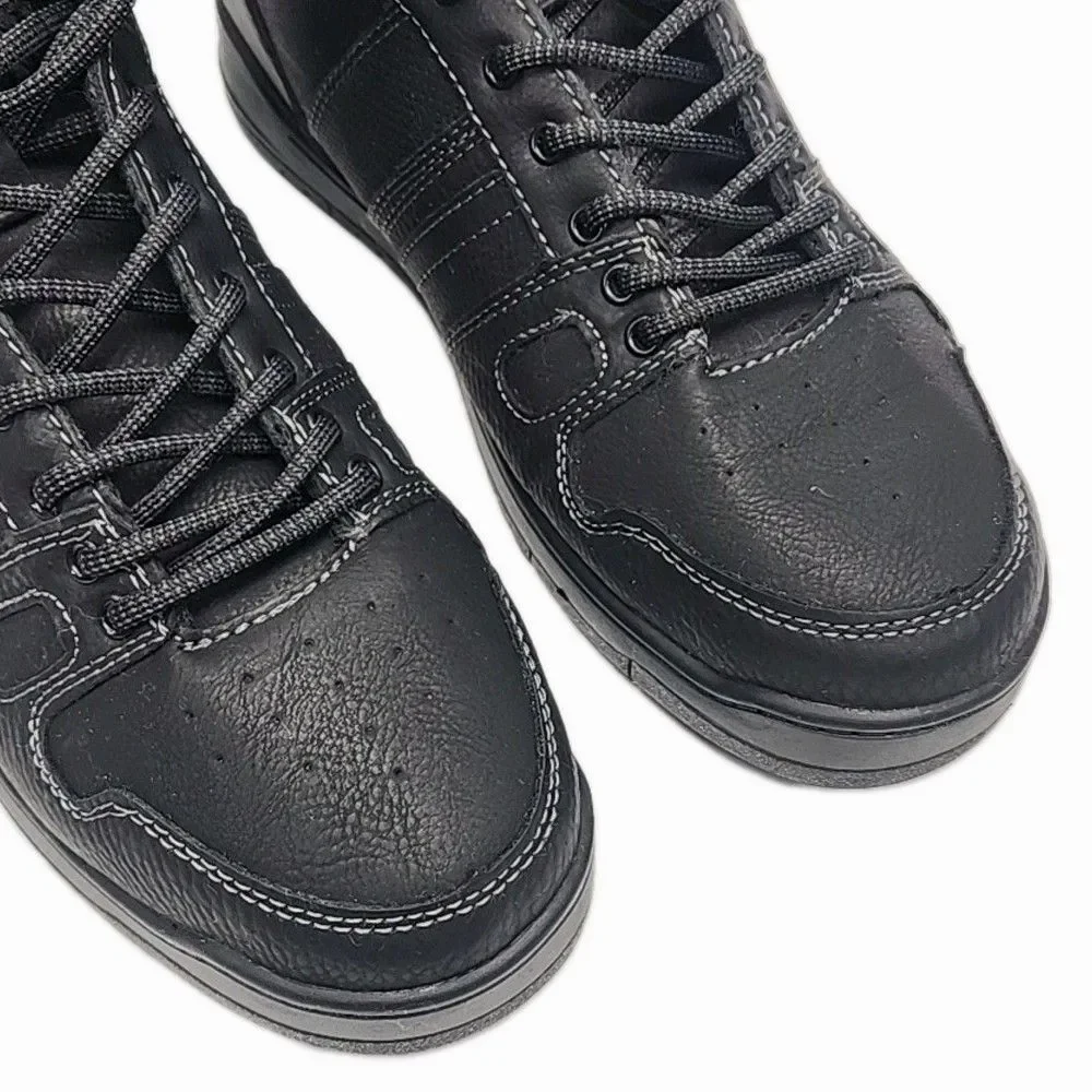 Levi's Sneaker Shoe Black High Top Sherpa Trim Women Size 9 Synthetic Lace-up